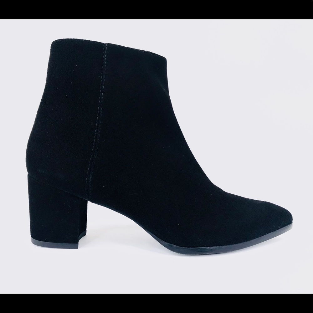 Stuart Weitzman Zepher Suede Ankle Bootie Boots